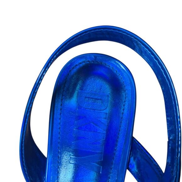DKNY Diva Slingback Heels – Iridescent Blue | Size 10 (EU 41 / UK 7.5) - Picture 5 of 14